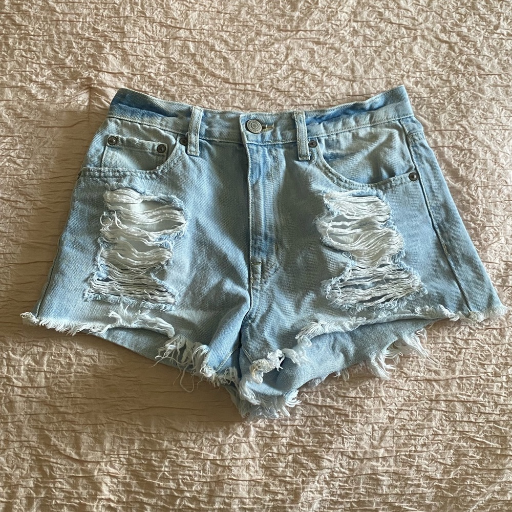Denim shorts